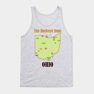 Ohio Map Tank Top